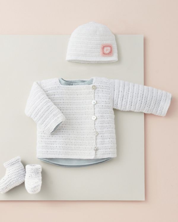 Gehaakt Babyvestje Super Baby