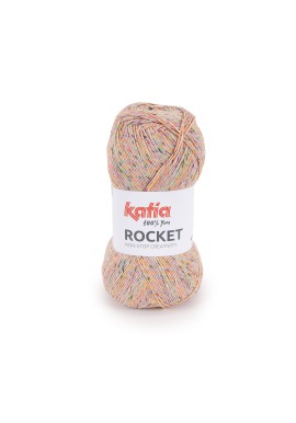 Rocket Kleurnummer 301 - Pastelgeel - Pastelblauw - Kauwgomroze