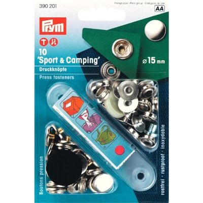 Prym Naaivrijedrukknopen Zilver 15mm 
